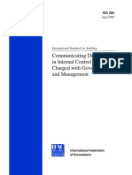 ISA 265 Standalone 2009 Handbook