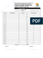 Daftar Hadir Pas 2020