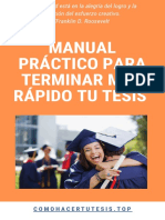 Manual Gratis para Escribir Tu Tesis 2020