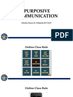 Purposive Communication Lec Note 1