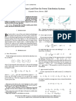 A Linear Three-Phase Load Flow For Power Distribution Systems