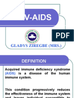 Hiv-Aids: Gladys Ziregbe (MRS.)