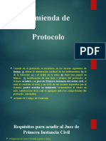 4ta Clase - Enmienda de Protocolo