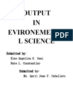 Output IN Evironementa L Science