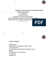 Mathematical Modeling of Electrical Machines Using Circle Diagram