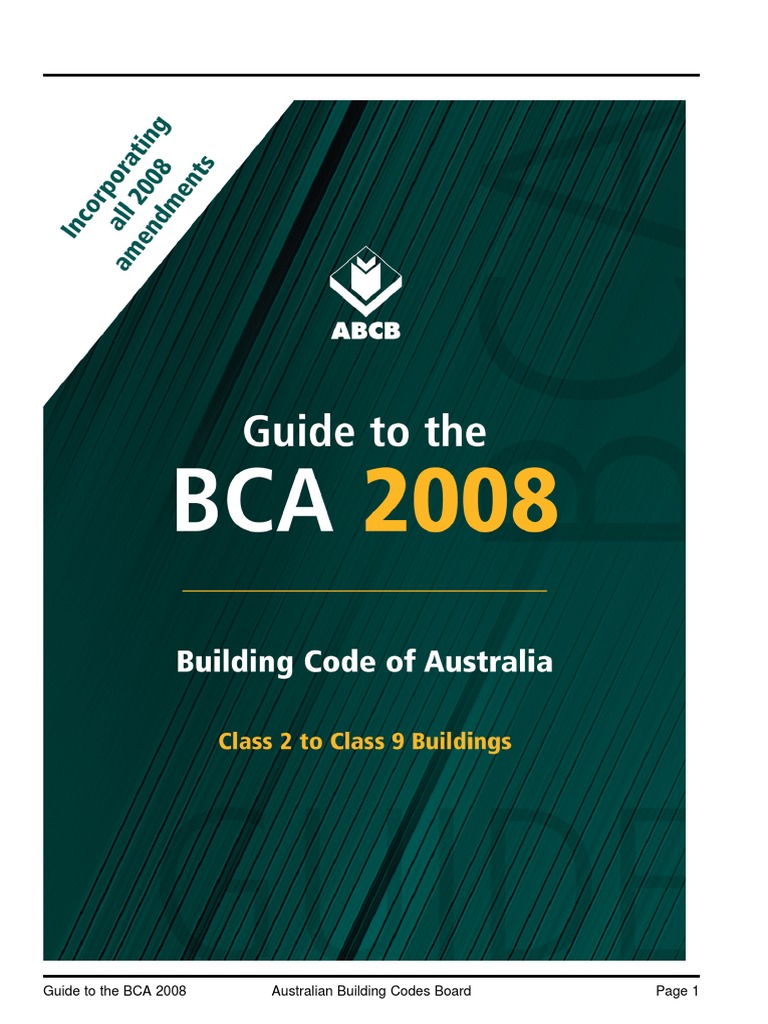 BCA2008BCAGuide (1) Building Code of Australia PDF PDF Air