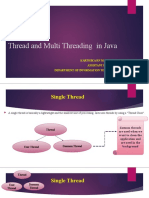 Thread and Multi Threading in Java