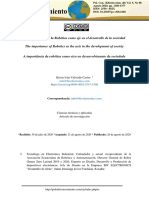 Dialnet LaImportanciaDeLaRoboticaComoEjeEnElDesarrolloDeLa 7554370 PDF