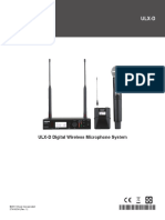 ULX-D Digital Wireless Microphone System