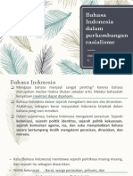 Bahasa Indonesia Dalam Perkembangan Rasialisme PDF