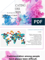 Communicating Accross Cultures: The Challenges of Cultural Diversity