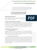 CONVOCATORIA DOCENTES Innovadores PDF