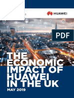 The Economic Impact of Huawei in The UK