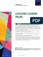 Assessing Learning Online: Focus On