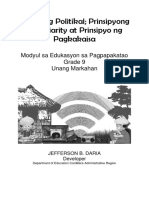 Lipunang Politikal Prinsipyong Subsidiarity at Prinsipyo NG Pagkakaisa