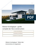 Maison Écologique - Guide Complet de L'éco-Construction