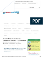 IT Essentials 7.0 Final Exam - Composite (Chapters 1-14) Answers PDF