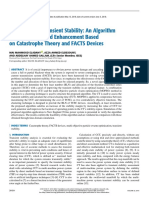 Power System Transient Stability: An Algorithm For Assessment and Enhancement Based On Catastrophe Theory and FACTS Devices