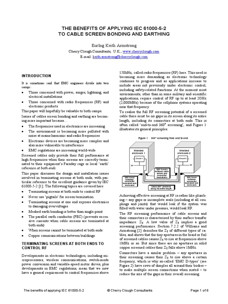 Armstrong Benefits Iec 61000 5 2 PDF