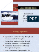 Chapter Fifteen: Leadership Development, Succession, and Followership