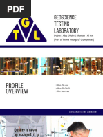 Geoscience Testing Laboratory Profile