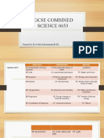 Igcse Combined Science 0653