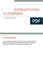 Level Interaktivitas E-Learning