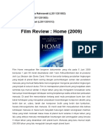 Tugas Pengantar Ilmu Lingkungan - Kajian Film Home