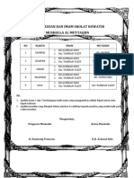 Jadwal Adzan Dan Imam Sholat Rowatib