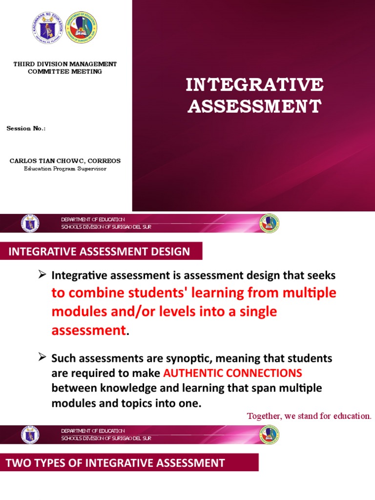 Integrative Assessment Framework Guide | PDF | Pedagogy | Learning