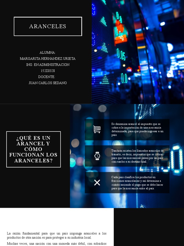 Aranceles: Tipos y Funcionamiento | PDF | Arancel | aduana