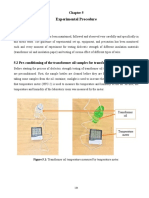 Experimental Procedure: Figure 5.1: Transformer Oil Temperature Measured by Temperature Meter