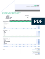 Weekly Report Template - Expense Report