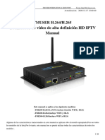 FMUSER FBE200 IPTV Streaming HDMI Video Encoder User Manual-ES-Spain Español