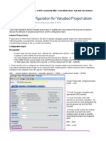 Config Valuation Project Stock WBS PDF