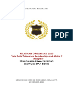 Proposal Pelatihan Organisasi 2020 PDF