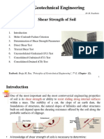 CE 353 Geotechnical Engineering Lecture Outlines: Shear Strength of Soil