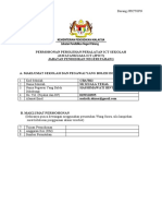 Borang Permohonan Kelulusan JPICT