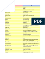 Vocabulary Unit 3