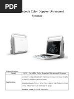 Model SC-5 Portable Color Doppler Ultrasound Scanner