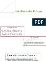 Analytical Hierarchy Process