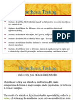 Hypothesis Testing