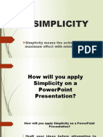 Apply Simplicity to PowerPoint with Minimal Text