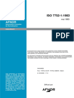 ISO 7752-1 Appareils de Levage à Charge Suspendue--Organes de Service--Disposition et Caractéristiques