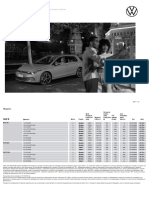 Golf 8 Price List 02102020