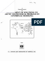 a proposed program on development of solutions to arctic geotechnicak problems by centrifuge modeling.pdf