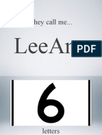 They Call Me... : Leeann