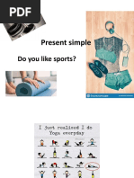 Present Simple - Sports