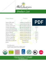 Albkalustyan Product List 2020 PDF