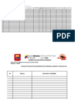 Planilla Unica Registro